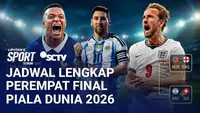 Jadwal Lengkap dan Bagan Terbaru Perempat Final Piala Dunia 2026, Messi vs Mbappe di Final?
