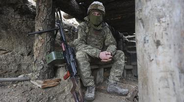 Intip Aktivitas Tentara Ukraina di Tengah Ancaman Serangan Rusia