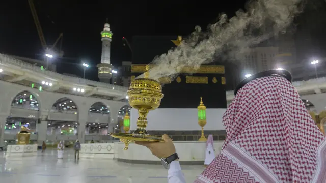 FOTO: Masjidil Haram Bersiap Menyambut Jemaah Haji