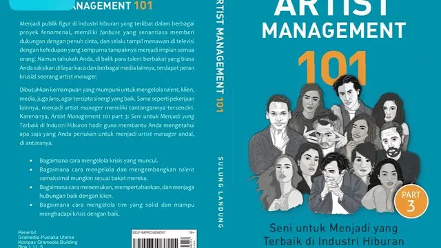 Sulung Landung Luncurkan Buku Artist Management 101 Part 3: Seni untuk Menjadi yang Terbaik di Industri Hiburan. (instagram.com/sulunglandung)