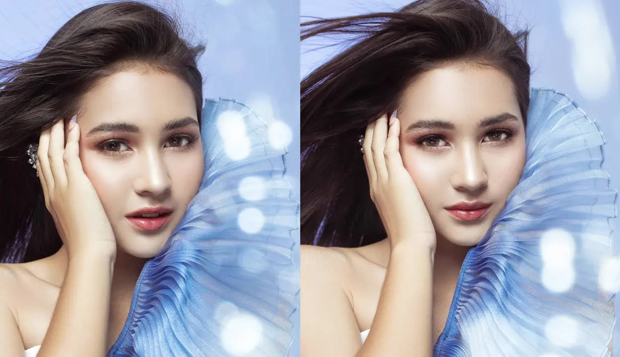 Dalam beberapa sesi pemotretan, Sandrinna Michelle memang terlihat lebih dewasa daripada usianya. Sesekali ia tampil dengan gaun maupun dress yang membuatnya terlihat dewasa dengan makeup yang tebal. Bahkan dalam beberapa penampilannya ia kerap disebut mirip dengan Irish Bella istri dari Ammar Zoni. (Liputan6.com/IG/@sandrinna_11)