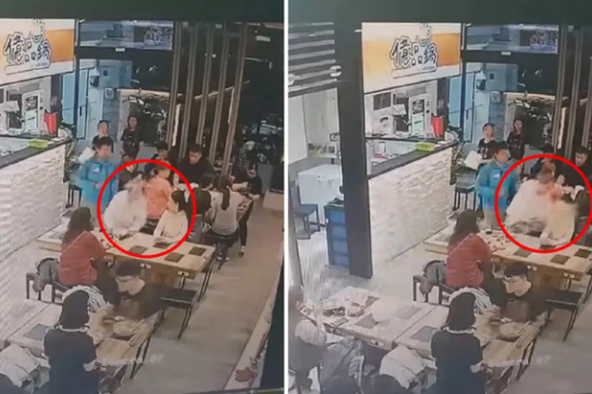 Tak Sengaja Sentuh Tangan, Pria Tega Siram Wajah Wanita dengan Sup Panas