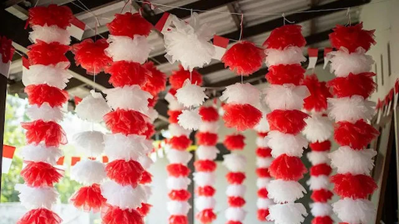 10 Ide Hiasan 17 Agustus dari Plastik Kresek, Kreatif, Meriah, dan Ramah Lingkungan