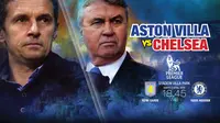 Aston Villa vs Chelsea (Liputan6.com/Abdillah)