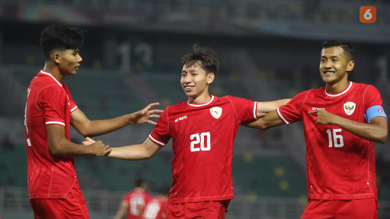 Foto: Cetak Setengah Lusin Gol ke Gawang Filipina, Timnas Indonesia U-19 Puncaki Klasemen Sementara Grup A Piala AFF U-19 2024