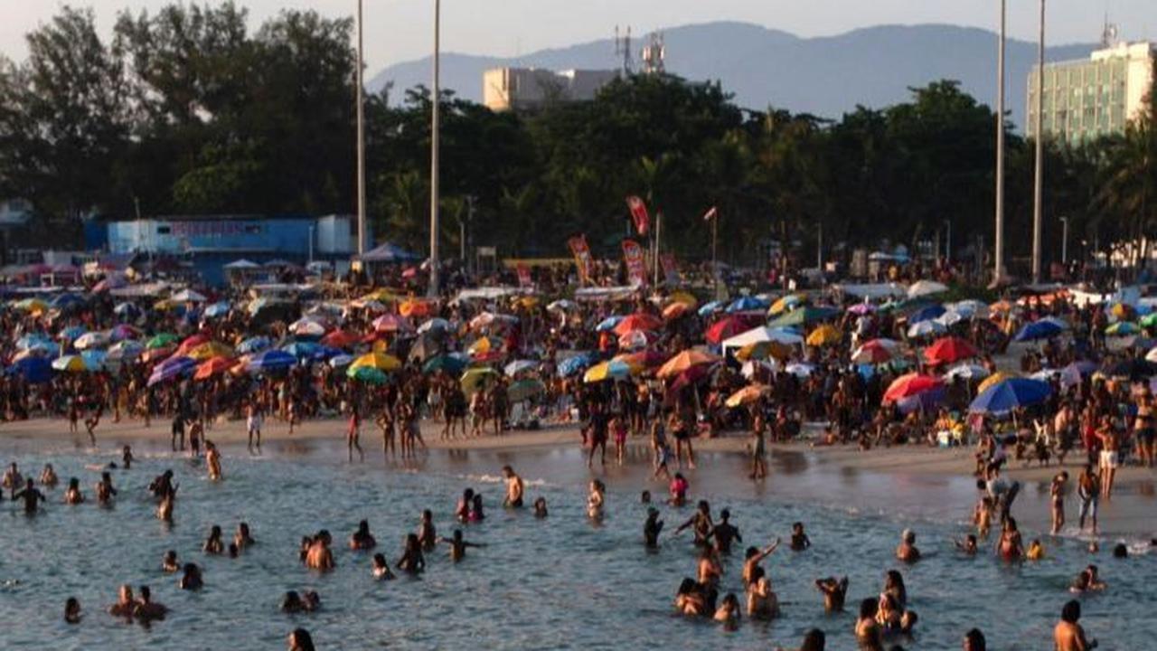 Kenaikan suhu udara secara signifikan ini tentu membuat warga Brasil kekhawatiran akan kekurangan sumber air bersih. Foto: TERCIO TEIXEIRA / AFP