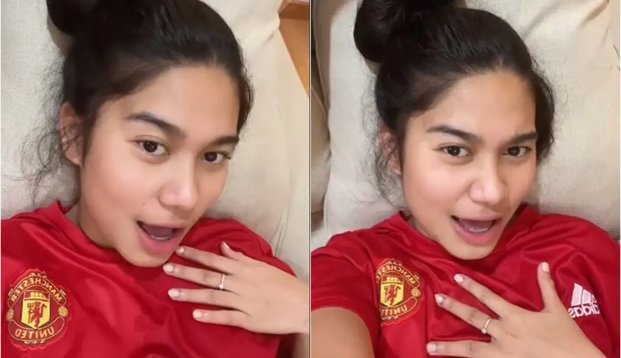 Azizah Salsha Memukau Sebagai Pecinta Sepak Bola: Jersey Manchester United dan PSG Menjadi Sorotan