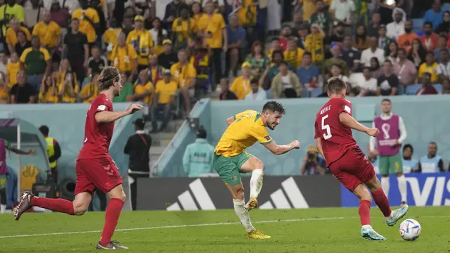 Timnas Australia vs Timnas Denmark Grup D Piala Dunia 2022