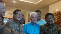 KIH dan KMP mengadakan pertemuan di rumah Hatta Rajasa. (Liputan6.com/Taufiqurrahman)