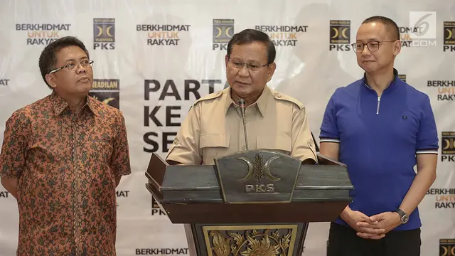 PHOTO: Gerindra, PAN, dan PKS Sepakat Koalisi di Pilkada Serentak 2018