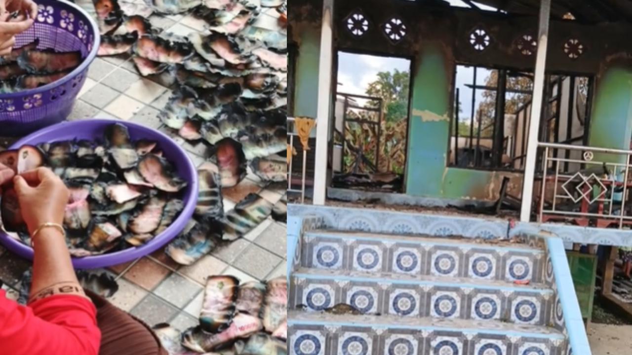 Penampakan Tumpukkan Uang jadi 'Korban' Kebakaran di Rumah, Kondisinya Bikin Nyesek