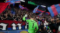 Sejarah tercipta di Selhurst Park saat Crystal Palace berhasil melaju ke babak final Conference League 2025/2026, Kamis (07/05/2026) waktu setempat. (AP Photo/Alastair Grant)
