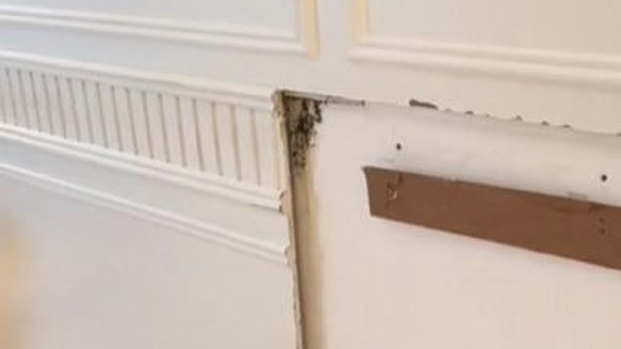 Alasan dirinya memutuskan membongkar dinding kamar tersebut karena dirinya menyadari ada sebuah lubang berwarna hitam yang tak jauh dari ranjangnya.