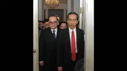 Pertemuan antara Jokowi dan Menlu Korea Utara, Ri Su-Yong di Balai Kota berlangsung tertutup, Jakarta, Rabu (13/8/14). (Liputan6.com/Herman Zakharia)