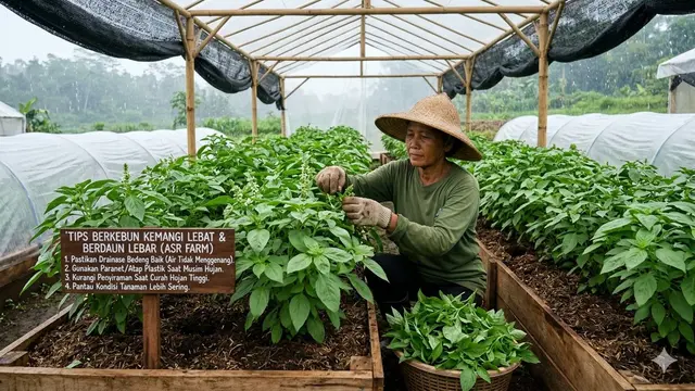 Tips Berkebun Kemangi Biar Tumbuh Lebat, Berdaun Lebar, dan Bisa Dipanen Setiap Hari