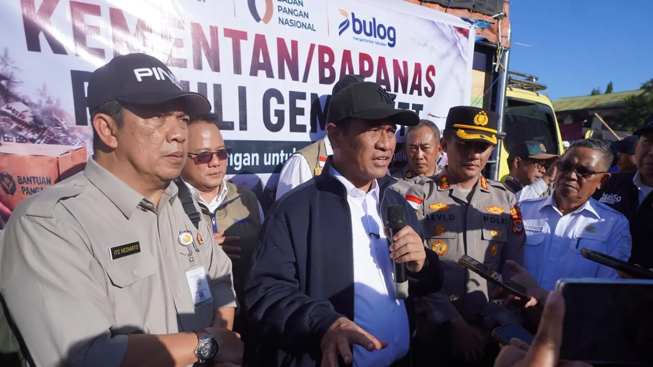Bapanas bersama Perum Bulog menjamin ketersediaan beras bagi 34.600 pengungsi gempa NTT aman hingga satu tahun.