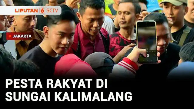 VIDEO: Pesta Rakyat di Kalimalang, Wapres Gibran Nonton Lomba Panjat Pinang