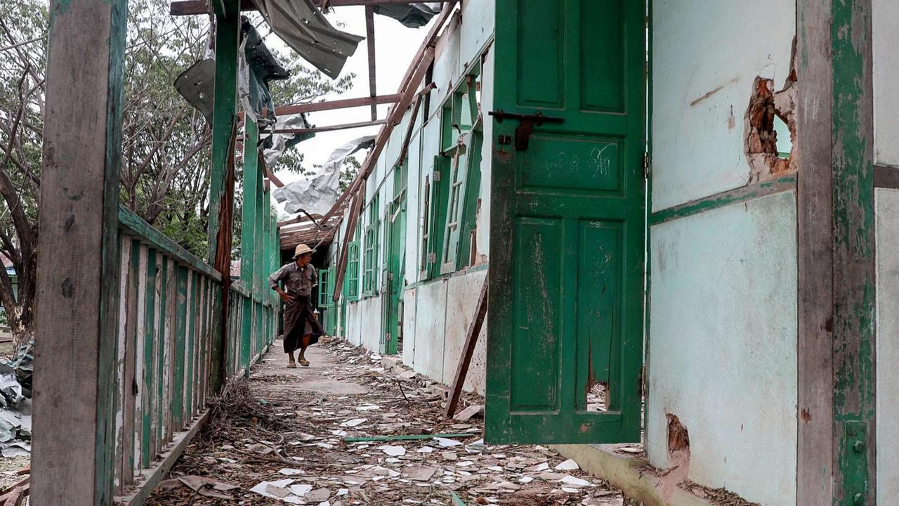 Junta Militer Myanmar serang sekolah