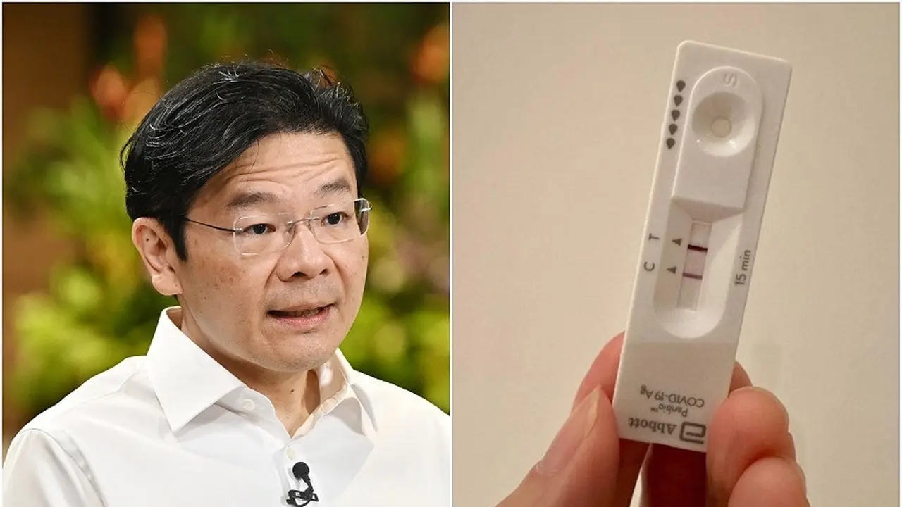 Perdana Menteri Lawrence Wong dinyatakan positif COVID-19 pada 3 Desember setelah serangkaian perjalanan kerja ke luar negeri. (LAWRENCE WONG/FACEBOOK)