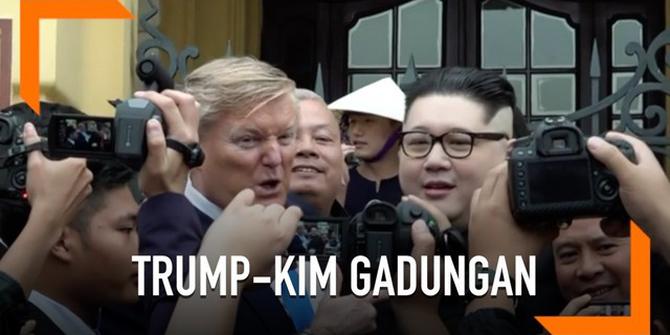 VIDEO: Warga Vietnam Mengerubungi 'Donald Trump' dan 'Kim Jong-un'