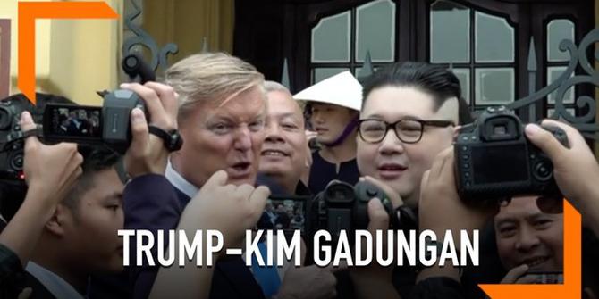 VIDEO: Warga Vietnam Mengerubungi 'Donald Trump' dan 'Kim Jong-un'