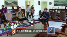 Agus Harimurti Yudhoyono bertemu Joko Widodo untuk kedua kali di Istana Bogor, Jawa Barat.