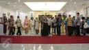 Wakil Presiden Jusuf Kalla menggelar open house perayaan Idul Fitri 1436 H di Istana Wakil Presiden, Jakarta, Jumat (17/7/2015). Tampak, suasana open house yang diselenggarakan Wapres Jusuf Kalla di Istana Wakil Presiden. (Liputan6.com/Faizal Fanani)