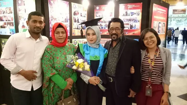 Potret Mendiang Hamdan ATT Bersama Anak dan Istrinya (Foto: Instagram @realhamdan.att)