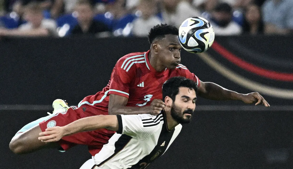 <p>Jerman kalah atas Kolombia dengan skor 0-2. (AP Photo/Martin Meissner)</p>