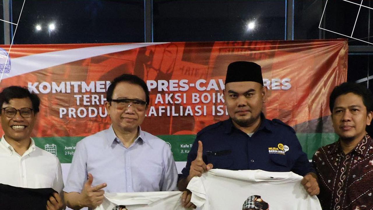 Relawan Capres-Cawapres Sepakat Tidak Mendukung Produk Asing Terkait Konflik dan Dorong Penggunaan Produk Lokal