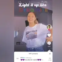 Gabriela ketika menarikan dance Dyanmite dengan energic/dok.TikTok @bubby.hyung