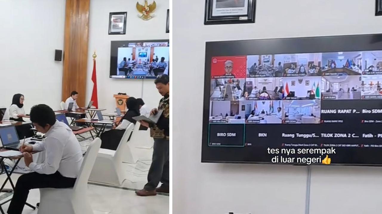 Jauh dari Tanah Air, Momen Tes CPNS  di Arab Ini Curi Perhatian
