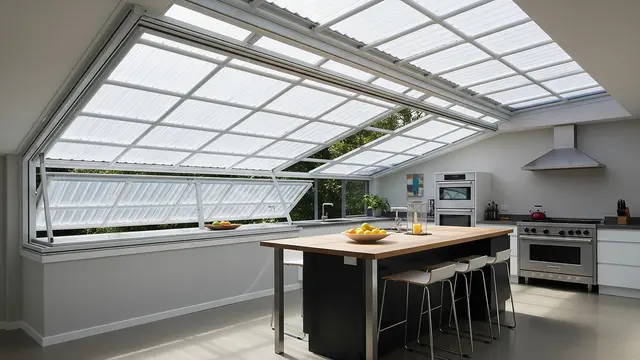 Model Atap Dapur Terbuka Sliding Buka Tutup Modern/Gemini AI