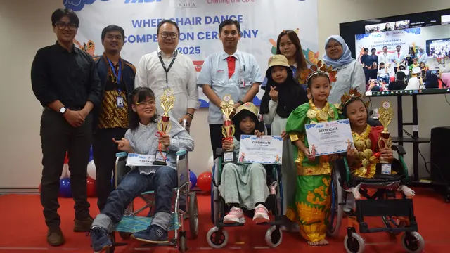 Juara Wheelchair Dance Competition 2025 digelar di DENSO Sunter Jakarta Utara pada Kamis, 29 Januari 2026.