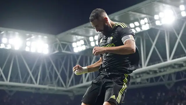 Gol Benzema dan Vinicius Junior Antar Real Madrid Bungkam Tuan Rumah Espanyol