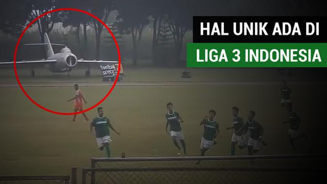 Video Hal Unik Di Liga 3 Indonesia Skor 23 0 Hingga Pesawat Parkir Di Lapangan Indonesia Bola Com
