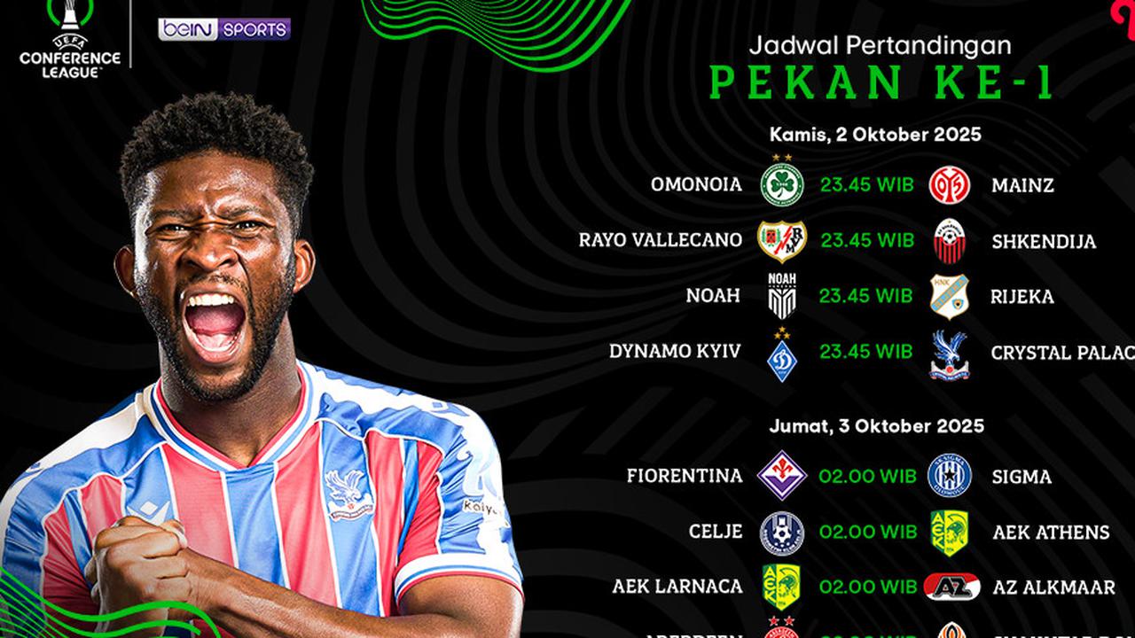 Jadwal Lengkap UEFA Conference League 2025/26: Live Streaming di Vidio