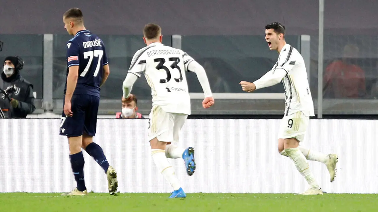 Morata Dua Gol, Juventus Sikat Lazio 3-1