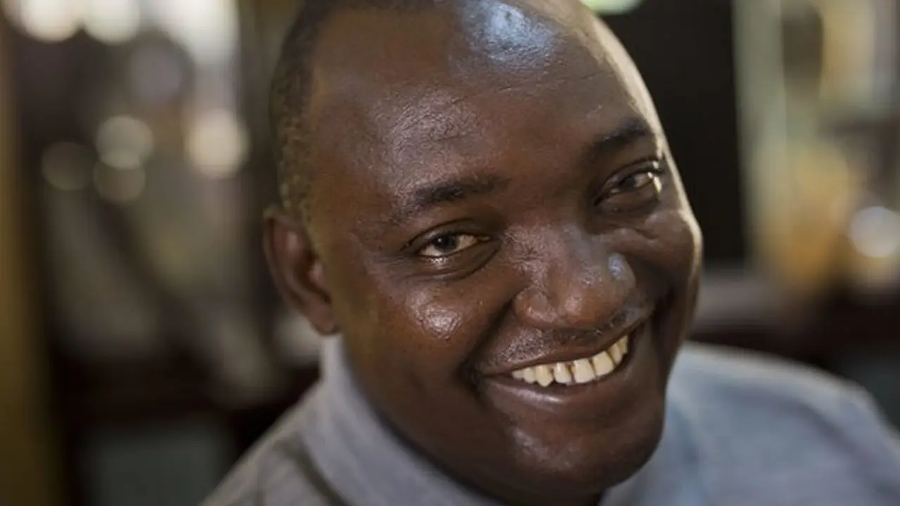 Adama Barrow, presiden baru Gambia. (AP)