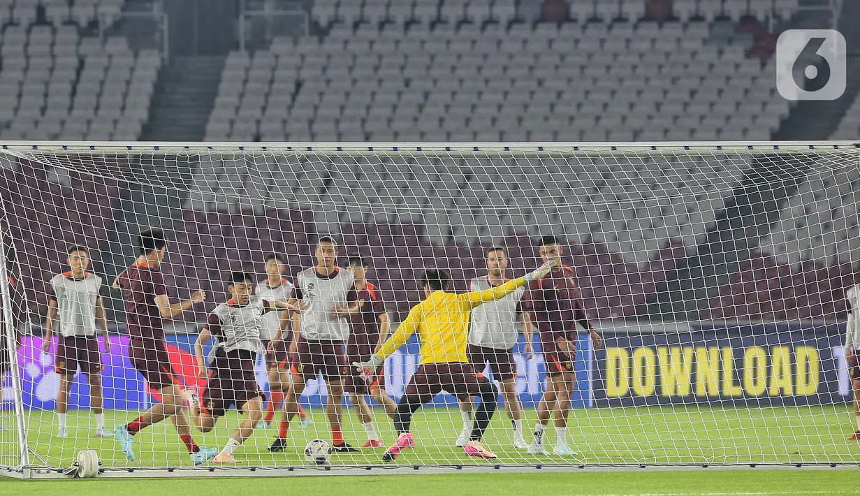 Latihan tersebut tertutup untuk diliput awak media dari Indonesia. (Liputan6.com/Angga Yuniar)