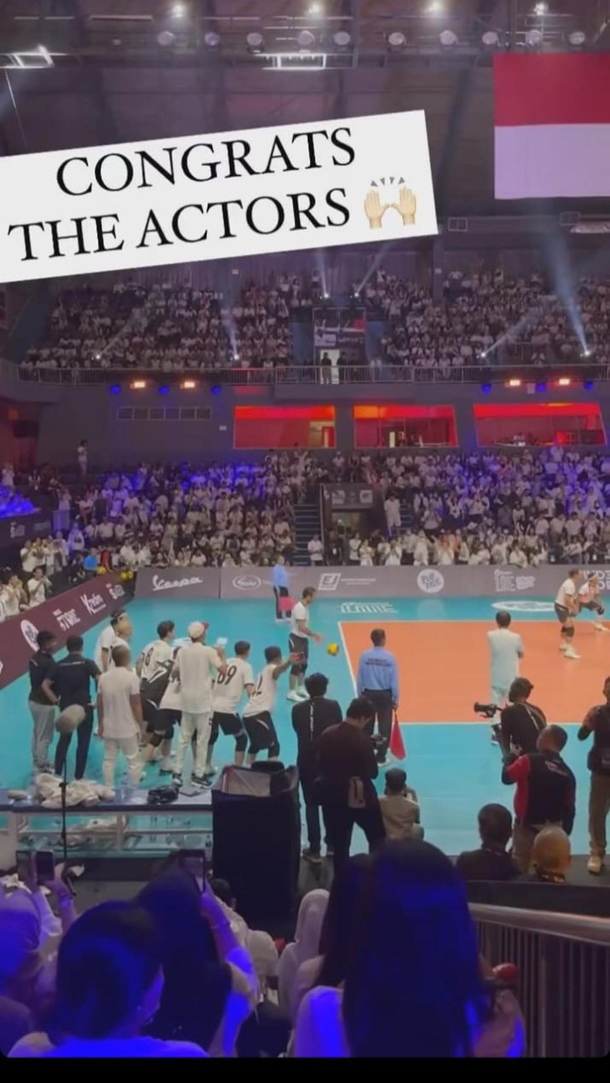 Dukungan pelantun lagu <i>Cinta Pertama Dan Terakhir Ini </i>berbuah manis.&nbsp;Tim Baskara dan Derby (The Actors) menang&nbsp; melawan tim The Prediksi dengan skor 3-2 poin.