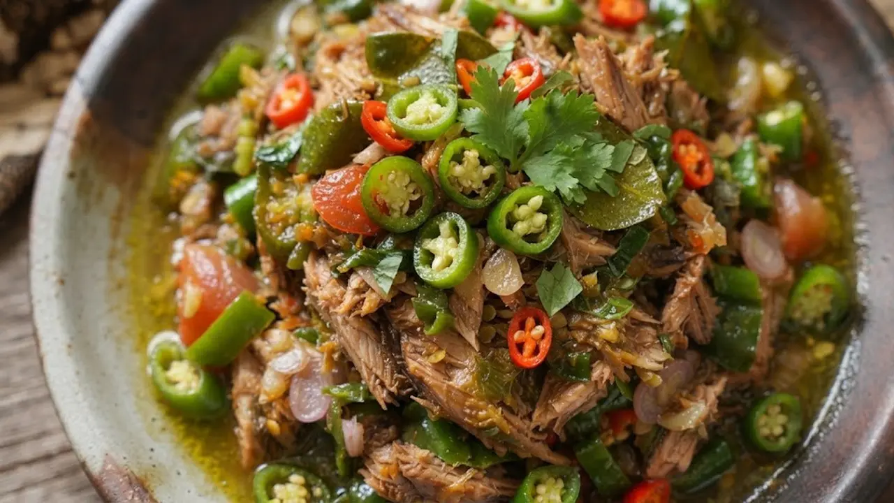 Resep Tongkol Cabai Hijau