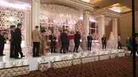 Dikabarkan, 3.000 undangan disebarkan untuk resepsi pernikahan putri Setya Novanto ini. (Taufiqurrohman/Liputan6.com)