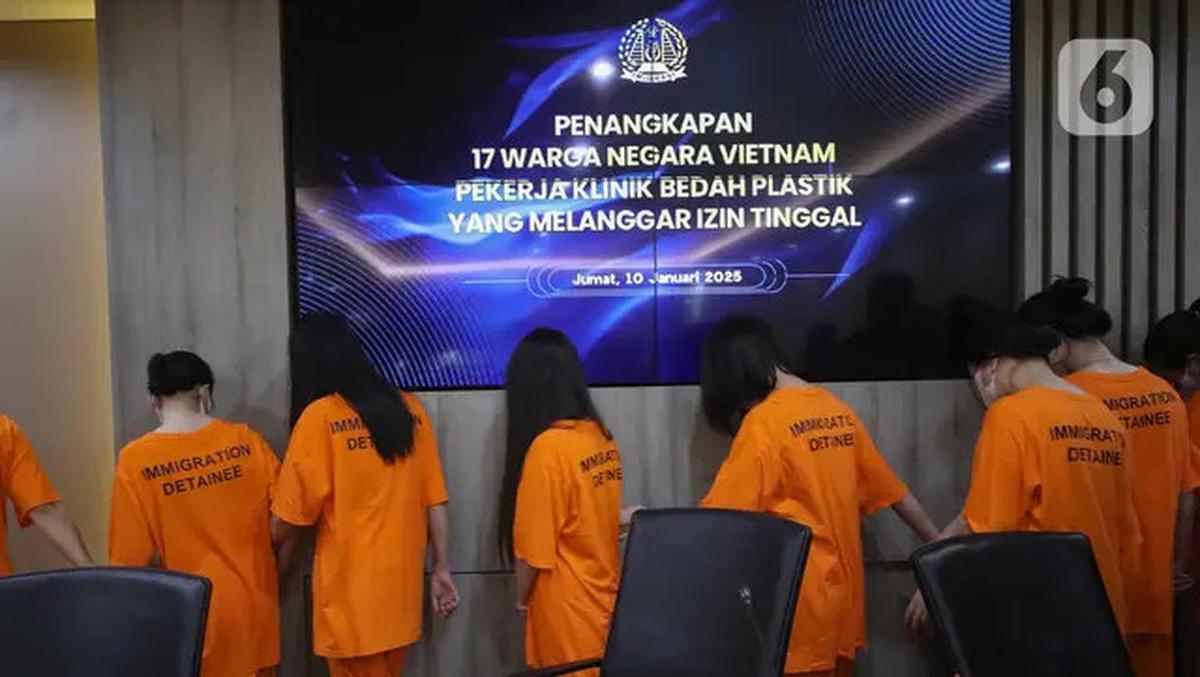 Salahgunakan Izin Tinggal, 17 Warga Negara Vietnam Ditangkap Ditjen Imigrasi