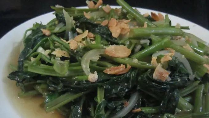 Tumis kangkung./Copyright Puji Nandang Wuyung