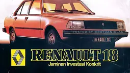 Renault 18 sekarang sudah sangat jarang terlihat di jalanan. (Source: Instagram/@rayuaniklan)