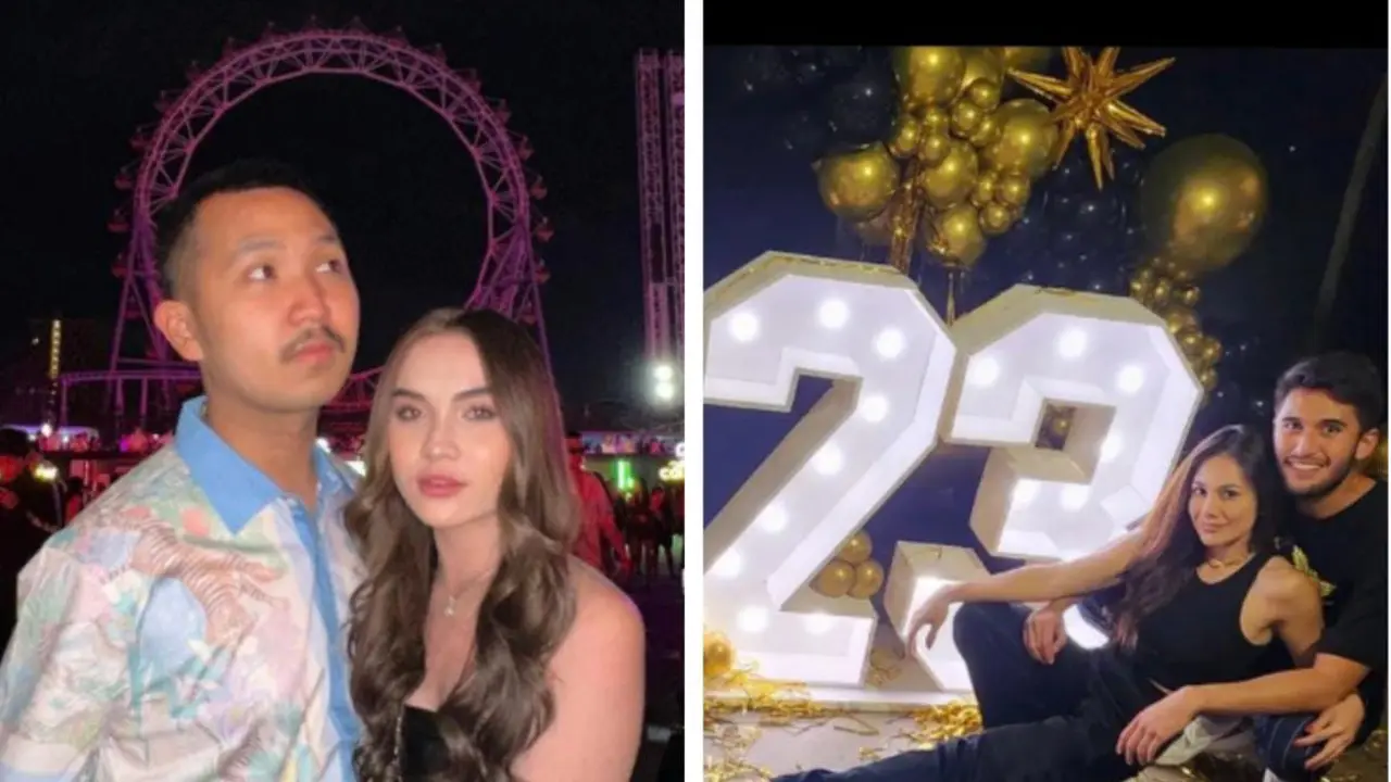 Momen Artis-Artis Rayakan Tahun Baru Bareng Pacar