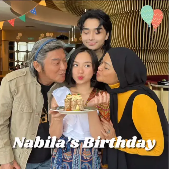 6 Potret Nabilah Rahman Bareng Ayah dan Ibu, Dapat Ucapan dari Ortu Usai Dilamar