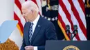 Presiden AS Joe Biden mengatakan pilpres ini telah membuktikan integritas sistem pemilu AS. (SAUL LOEB/AFP)