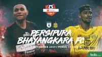 Shopee Liga 1 - Persipura Jayapura Vs Bhayangkara FC - Head to Head Pemain (Bola.com/Adreanus Titus)